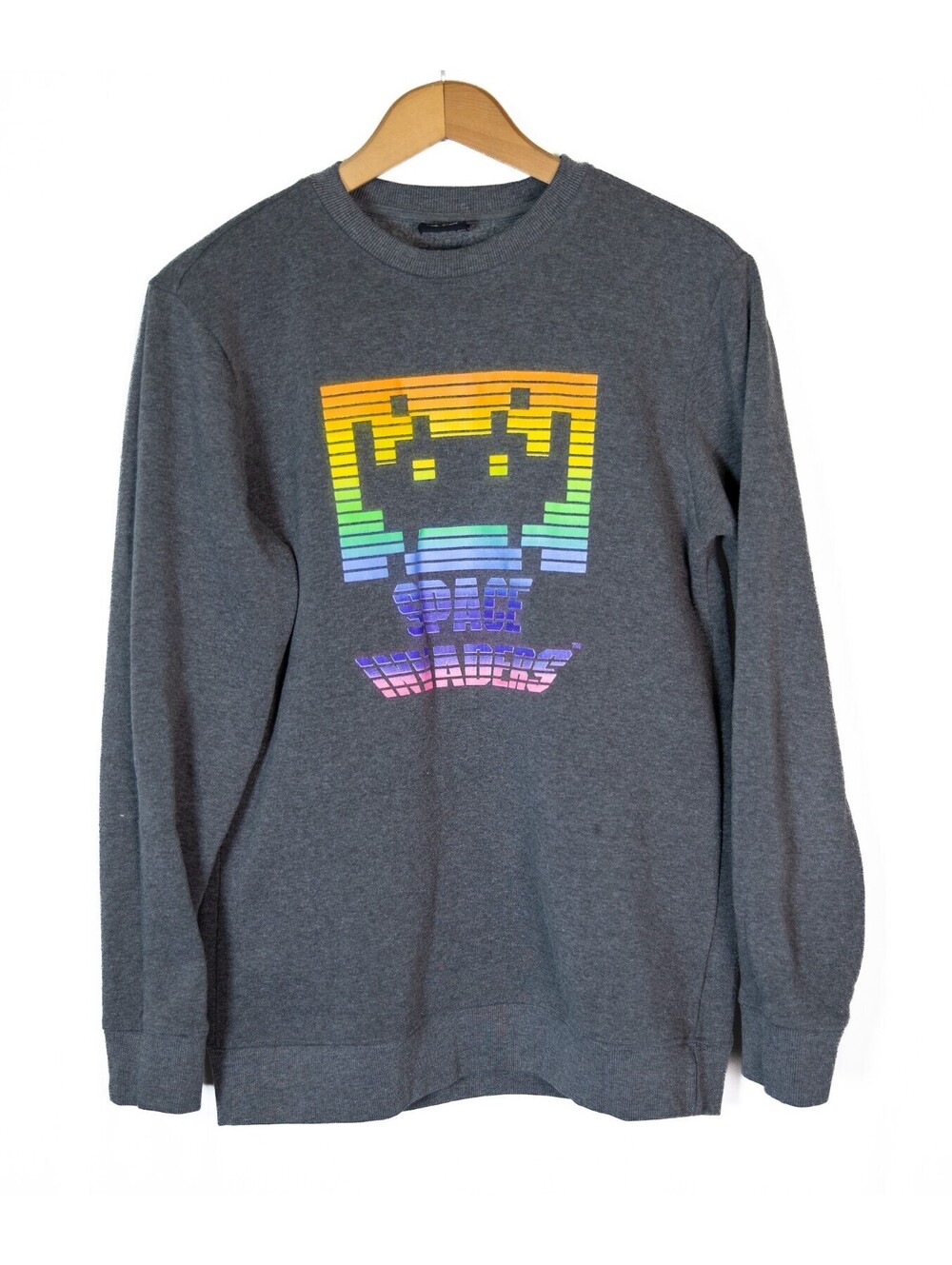 Space Invaders Retro Vintage Look Official Taito Sweater 2020 - Men's S
